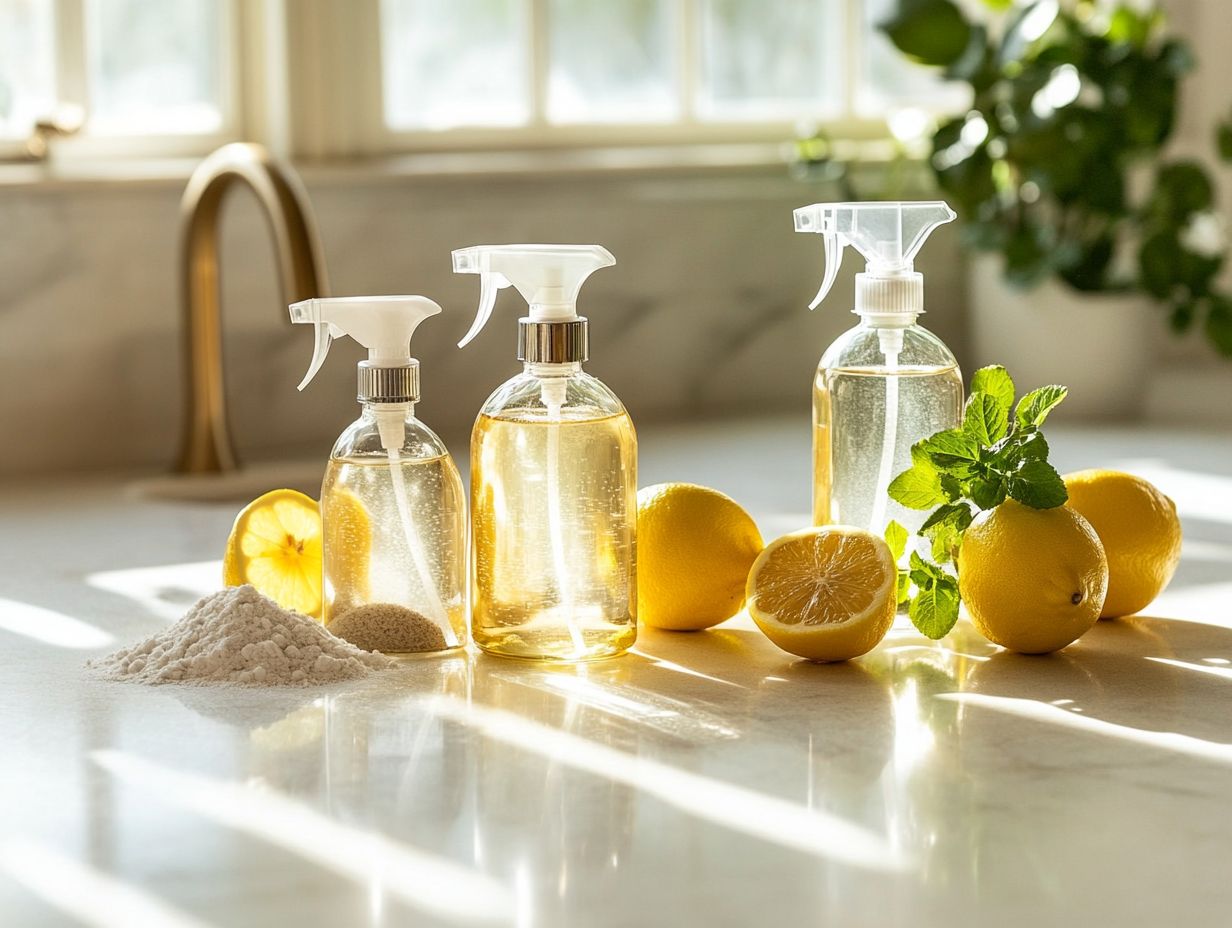 Homemade kitchen cleaners for a healthier home