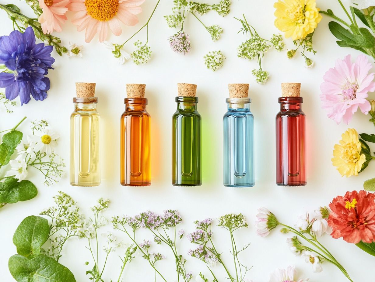 Visual guide to essential oil blends for spring cleaning