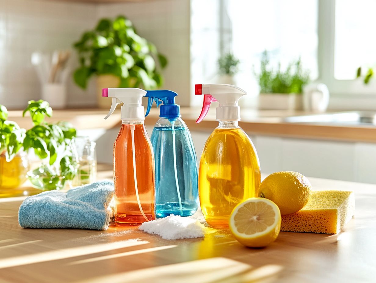 Image depicting frequently asked questions about homemade cleaners