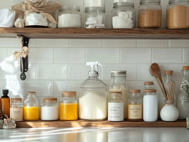 5 Tips for Storing Homemade Cleaning Products