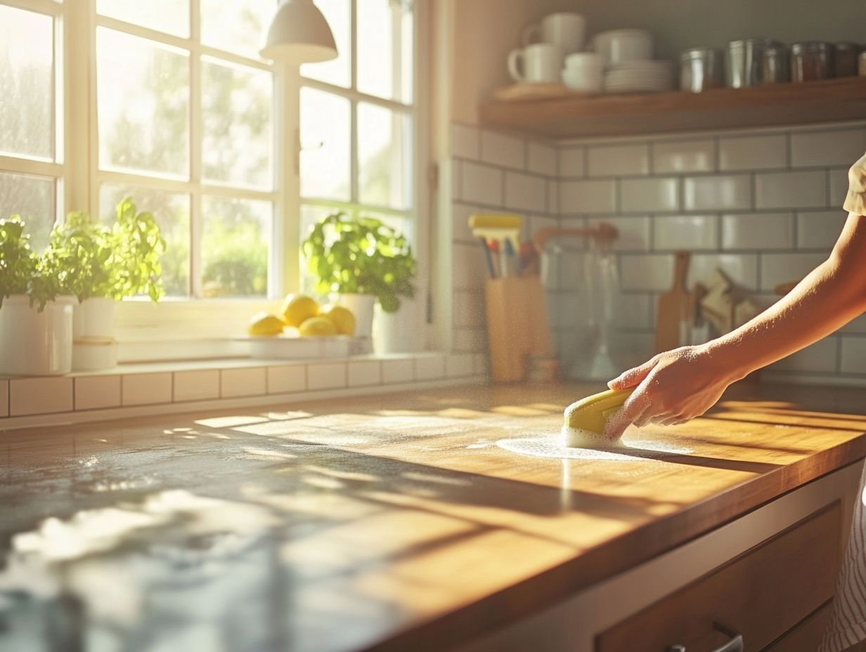 A clean home after deep cleaning