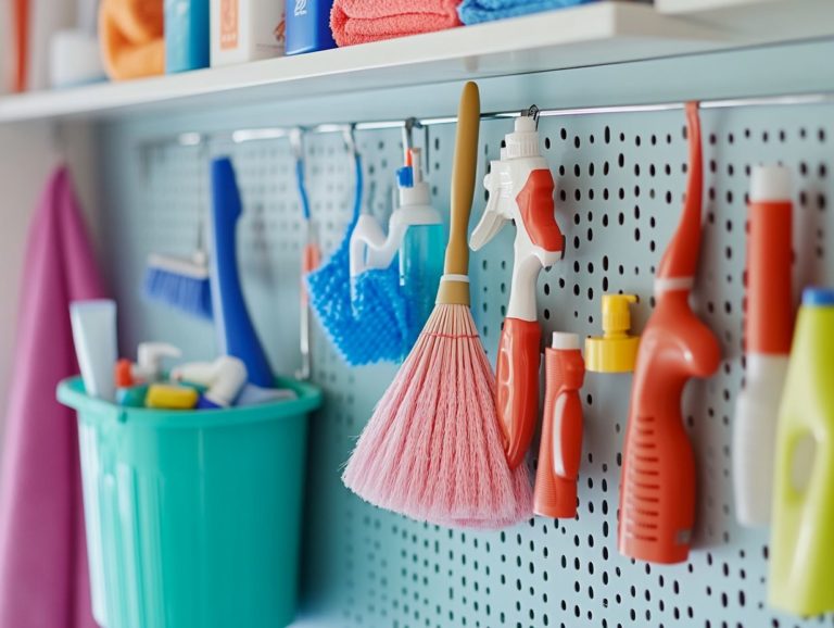 8 Creative Storage Solutions for Cleaning Tools