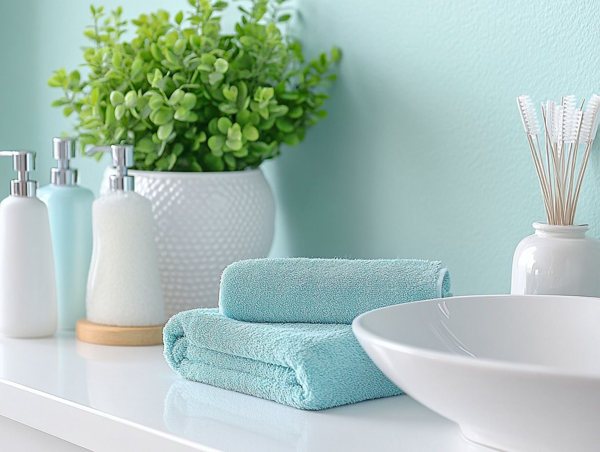 Cleaning tips using baking soda and vinegar for tough bathroom stains