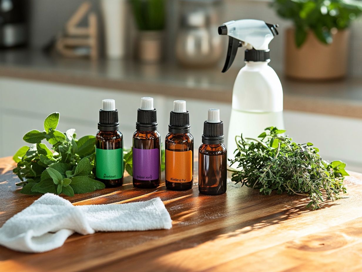 Image illustrating patch testing for essential oils safety