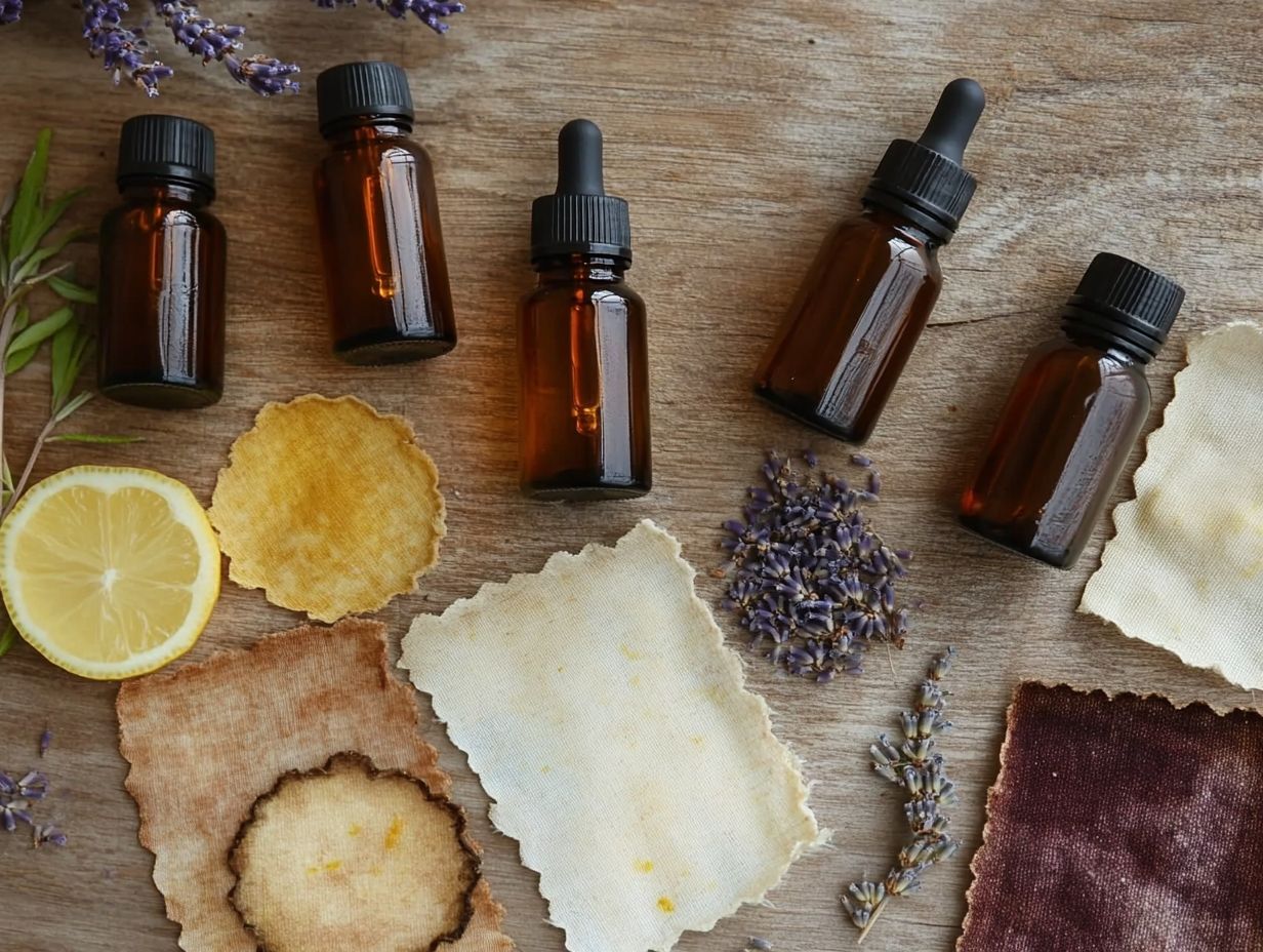 What are the best essential oils for stains and spots removal?