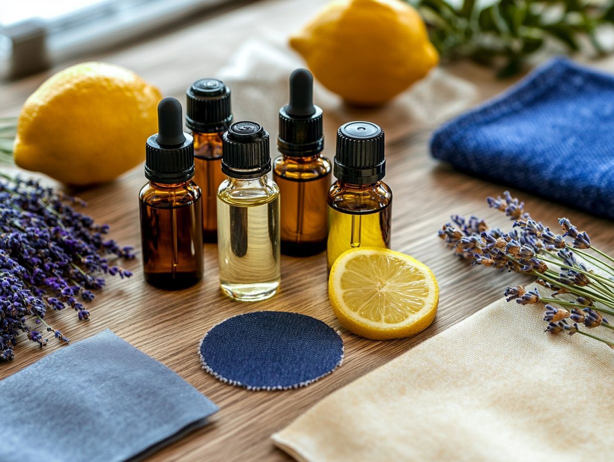 Essential oils cleaning supplies