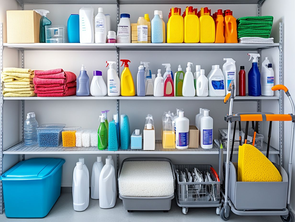 4. Don't Store Cleaning Supplies in Extreme Temperatures