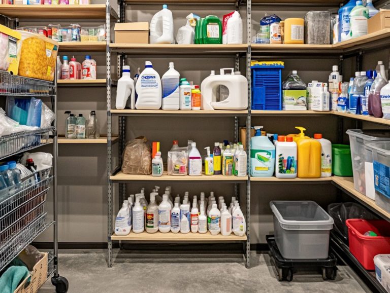 Best Practices for Cleaning Supply Organization