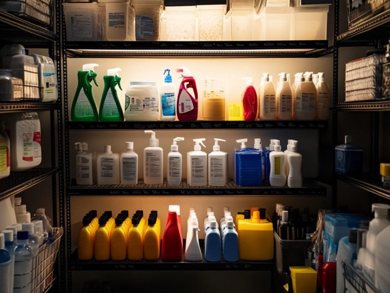 Best Practices for Seasonal Cleaning Supply Storage