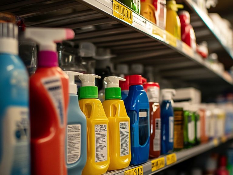 Best Practices for Storing All-Purpose Cleaners