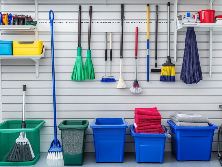 Best Practices for Storing Rags and Mops