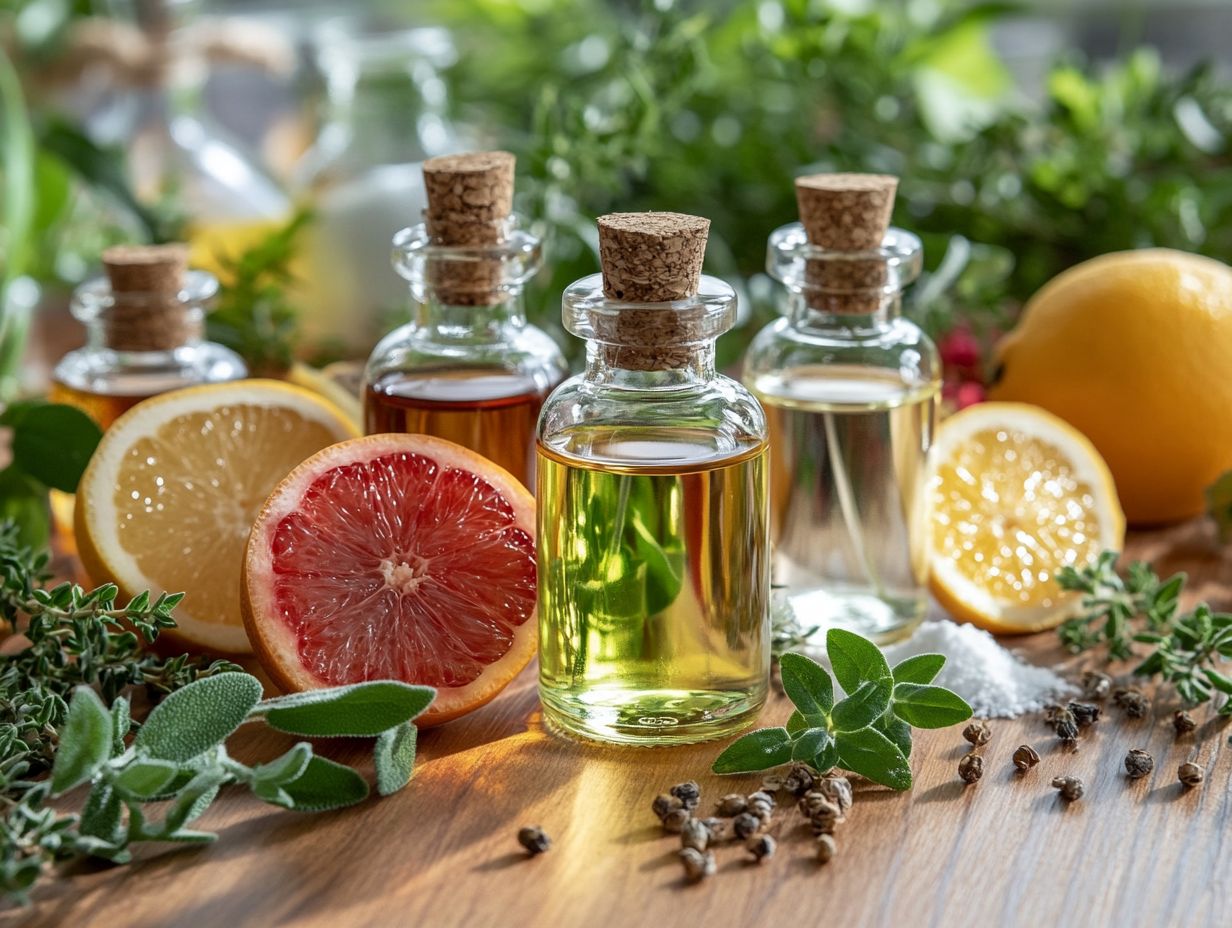 A bright and tidy kitchen featuring DIY cleaning with natural ingredients.