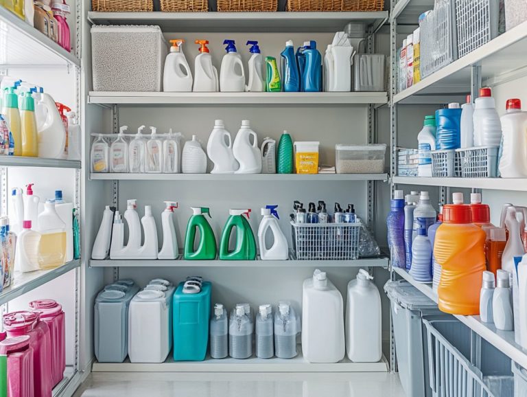 Cleaning Supply Storage: Do’s and Don’ts