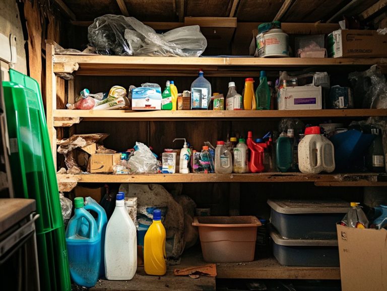 Common Mistakes in Cleaning Supply Storage