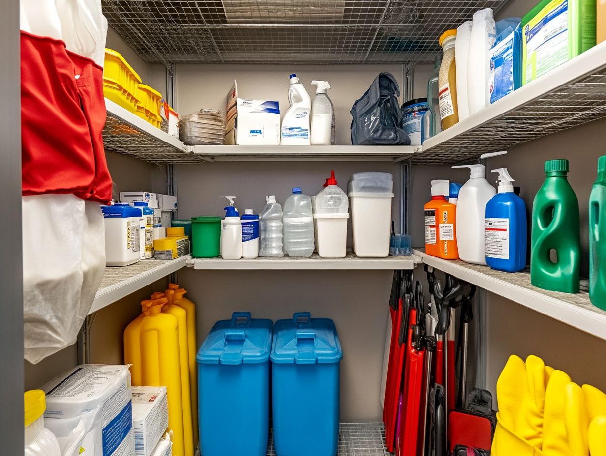 Organizing a Safe Cleaning Supply Closet