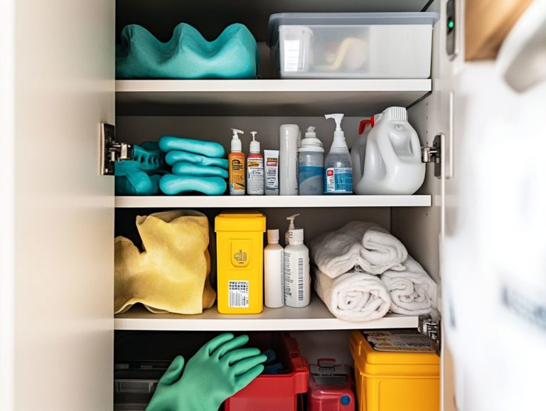 Creating a Safe Cleaning Supply Closet