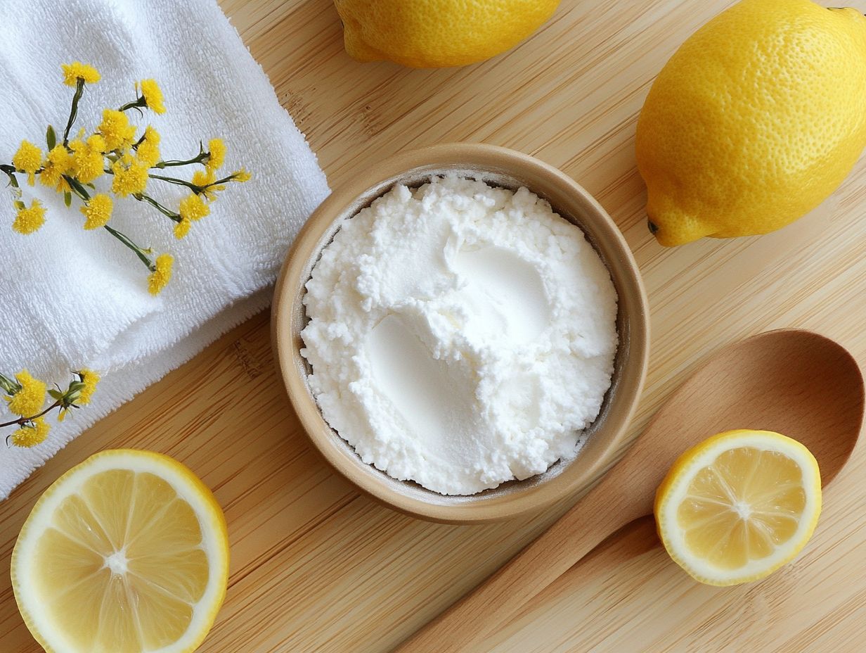 Step-by-step guide to creating DIY cleaning paste.