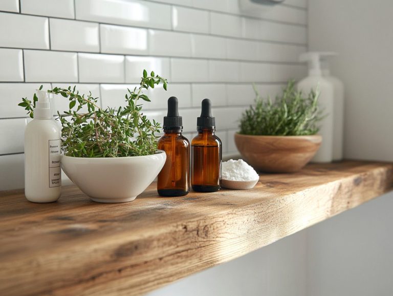 DIY Essential Oil Bathroom Cleaner Recipes