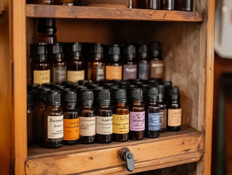 Essential Oil Storage: Safety First