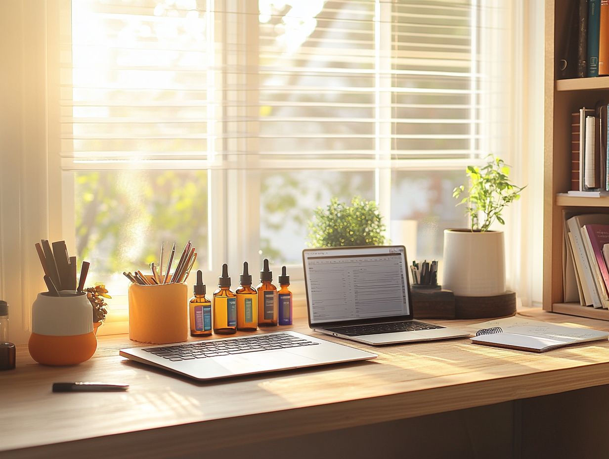 How to Use Essential Oils for Cleaning Your Home Office