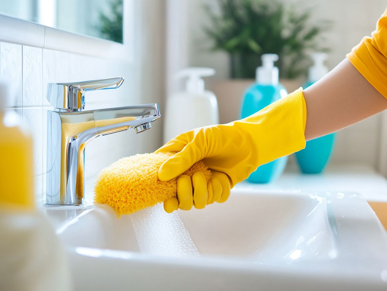 4. Scrubbing the Shower and Bathtub