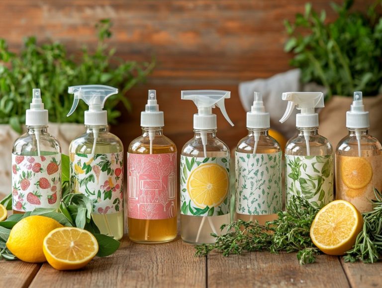 Guide to Homemade Cleaning Product Labels