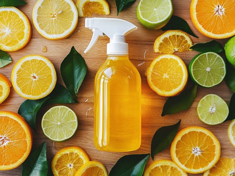 Homemade Citrus Cleaner: Fresh and Effective