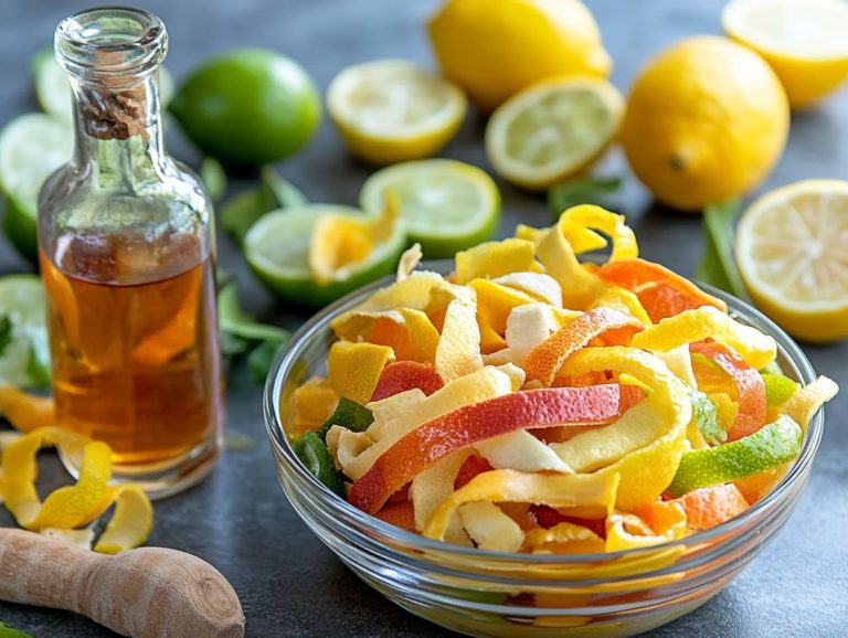 Homemade Citrus Garbage Disposal Cleaner