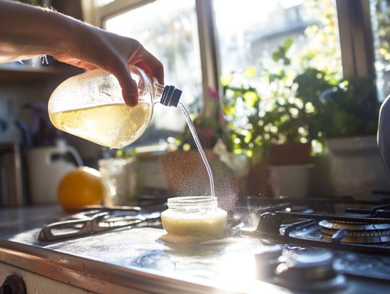 Homemade Cleaner for Greasy Kitchen Appliances