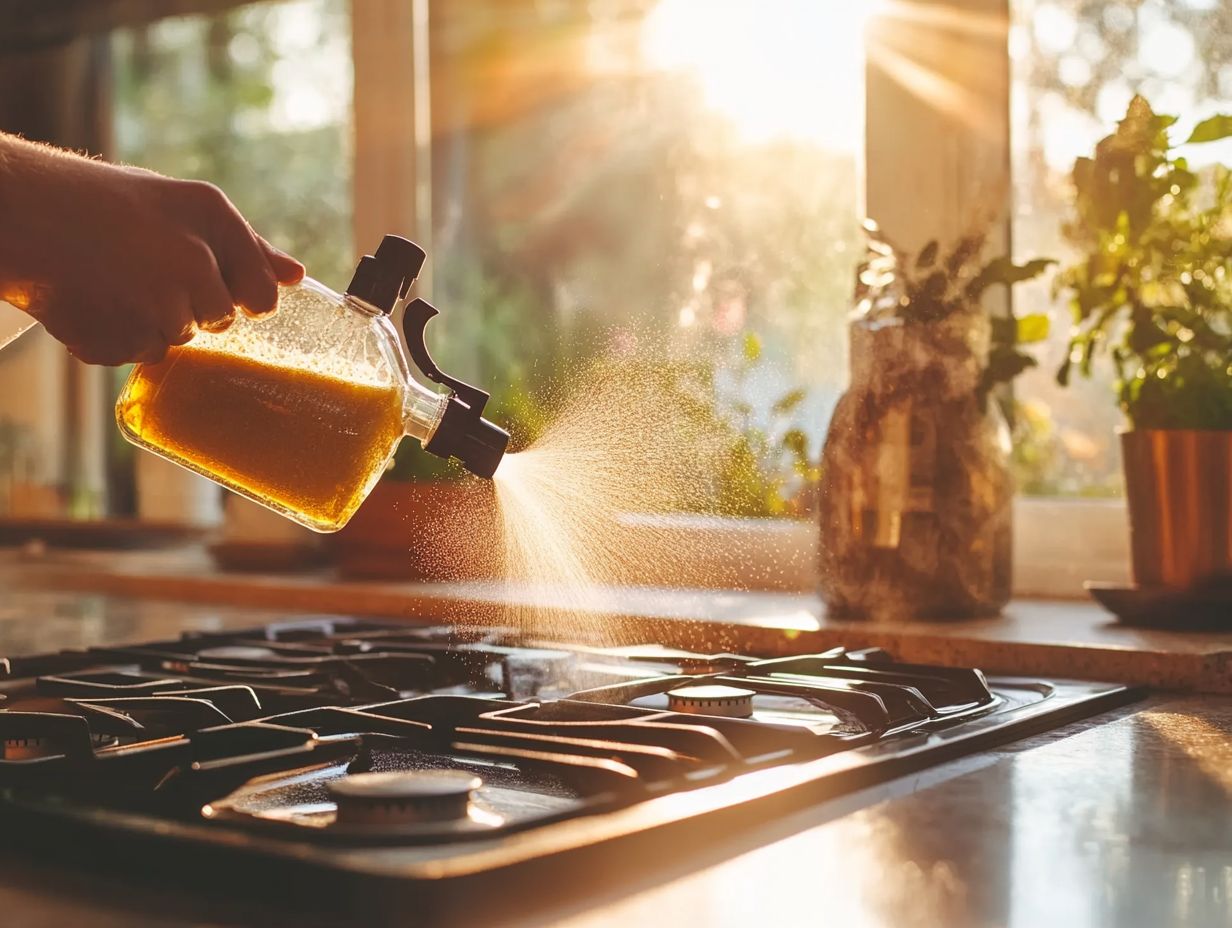 How to Make a Homemade Cleaner for Greasy Kitchen Appliances?