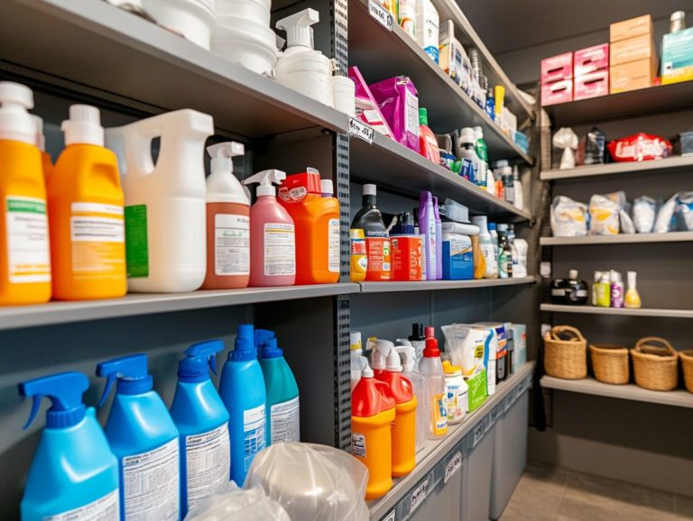 How to Assess Your Cleaning Supply Storage