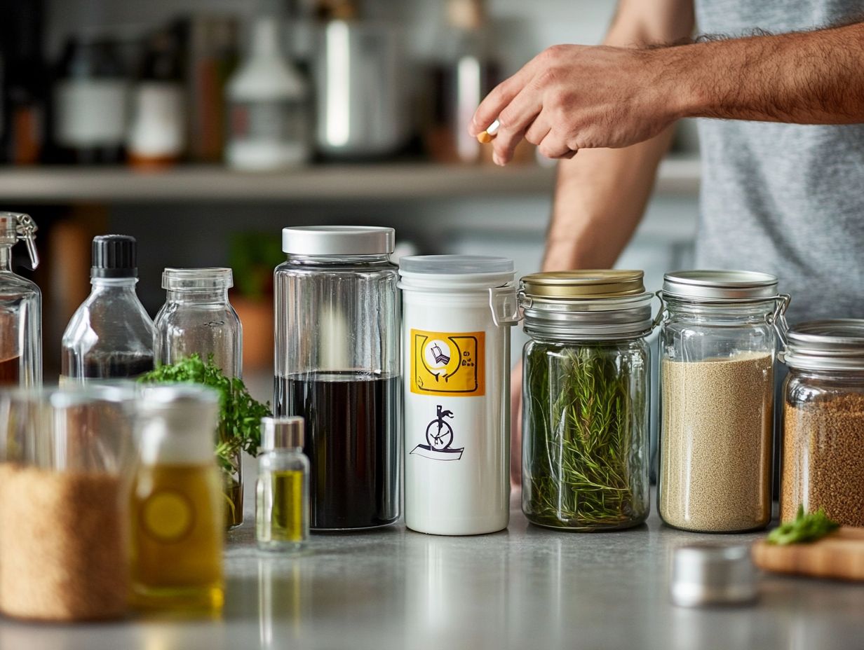 What Are Some Examples of Safe Containers for Cleaners?