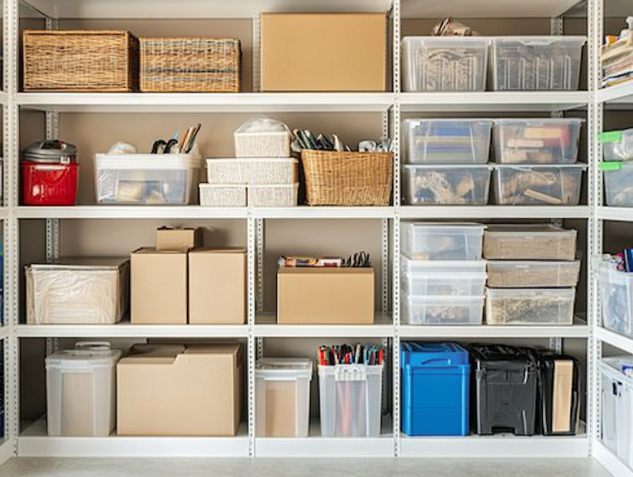 Visual representation of key takeaways for choosing storage solutions