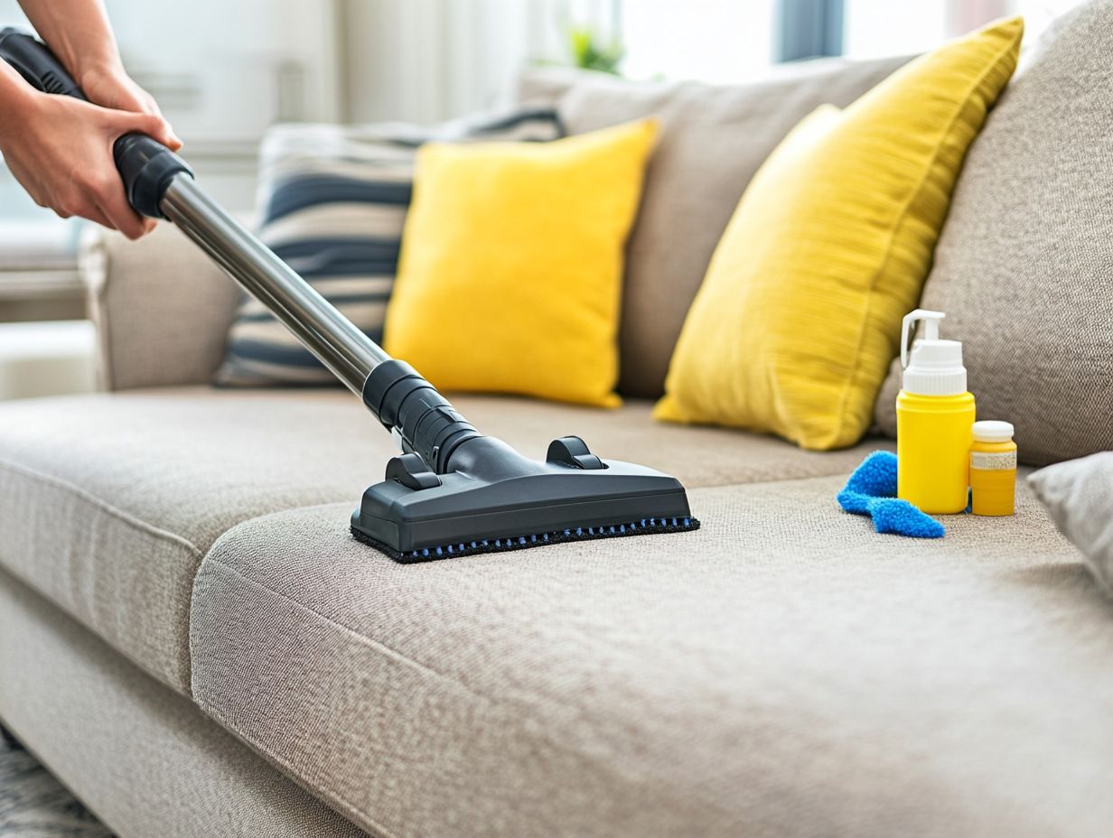 What types of upholstery can be cleaned?