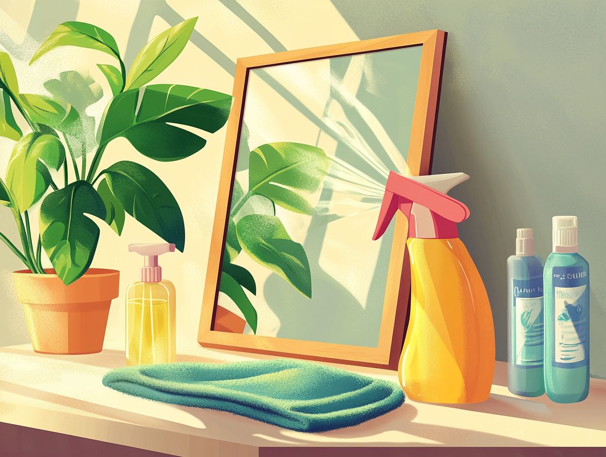 A guide on cleaning glass and mirrors without streaks