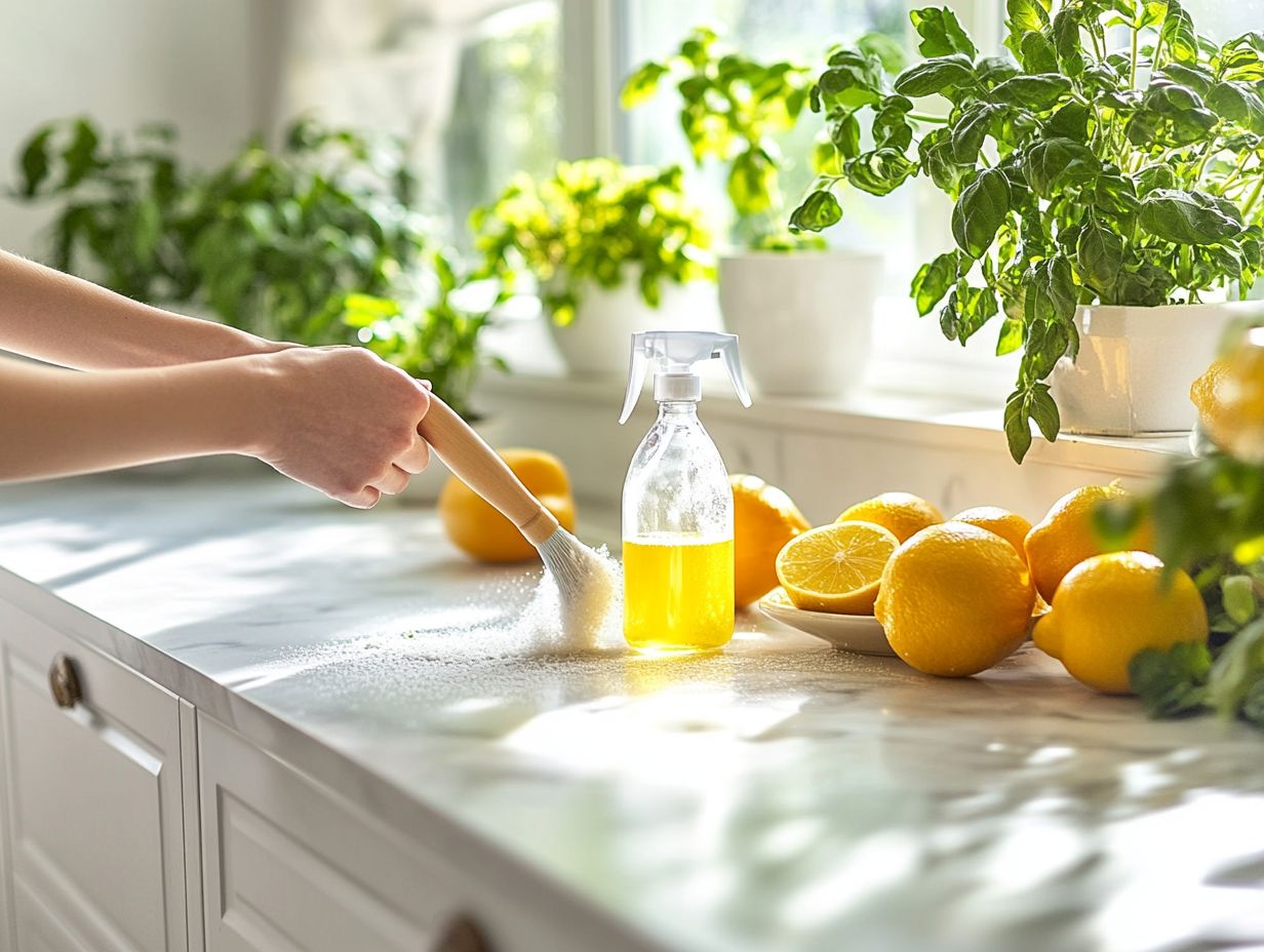 Natural cleaning solutions to maintain a safe home environment