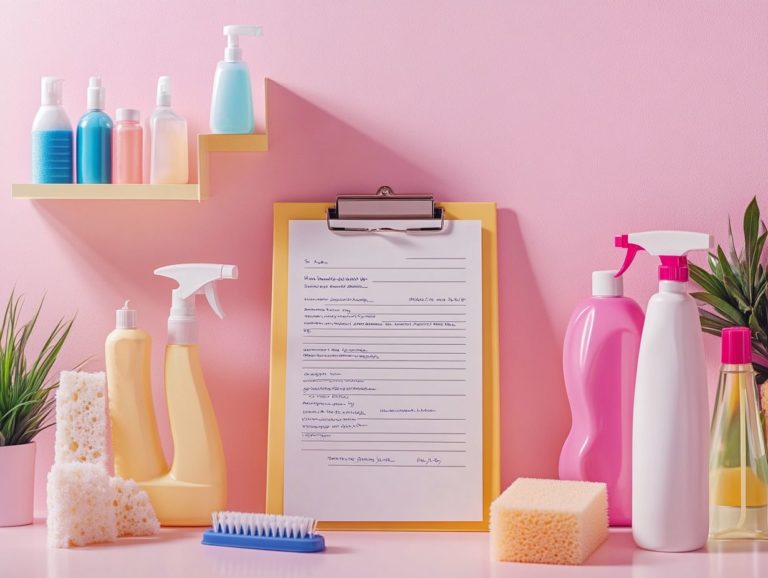 How to Create a Cleaning Supply Inventory