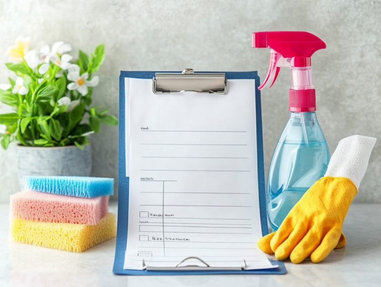 How to Create a Helpful Cleaning Supply Checklist