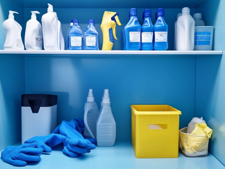 How to Create a Safe and Effective Cleaning Area