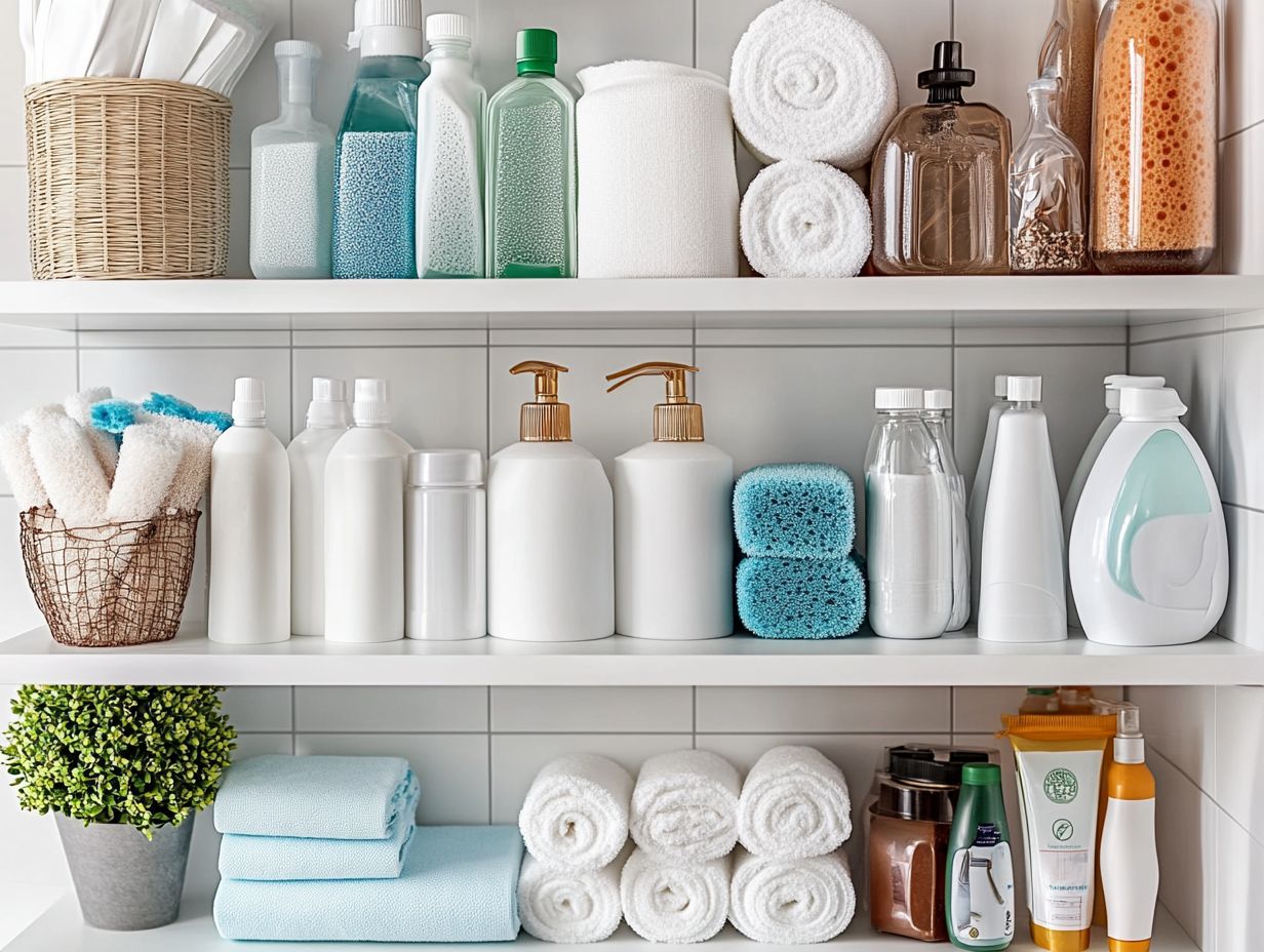 4. Organize and Store Your Cleaning Supplies