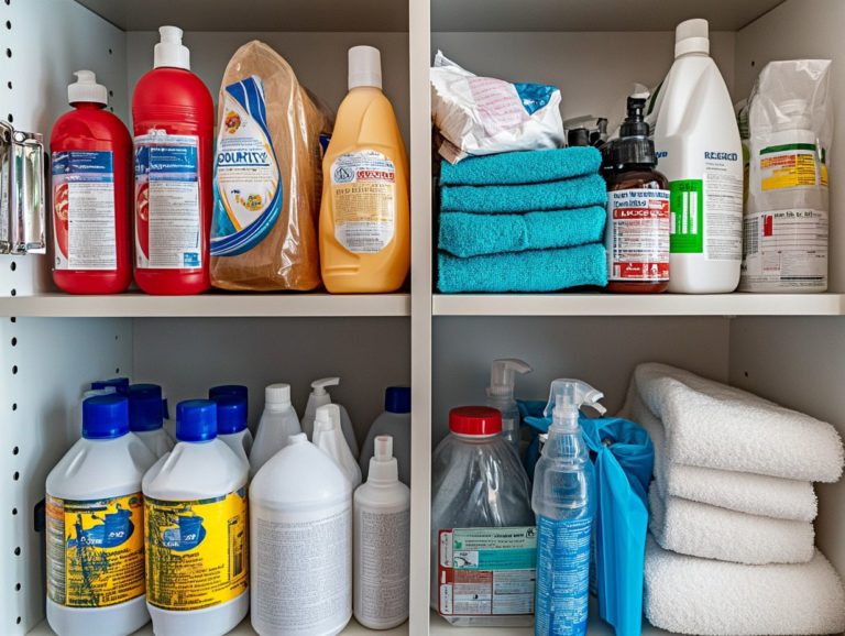 How to Create an Emergency Cleaning Supply Plan