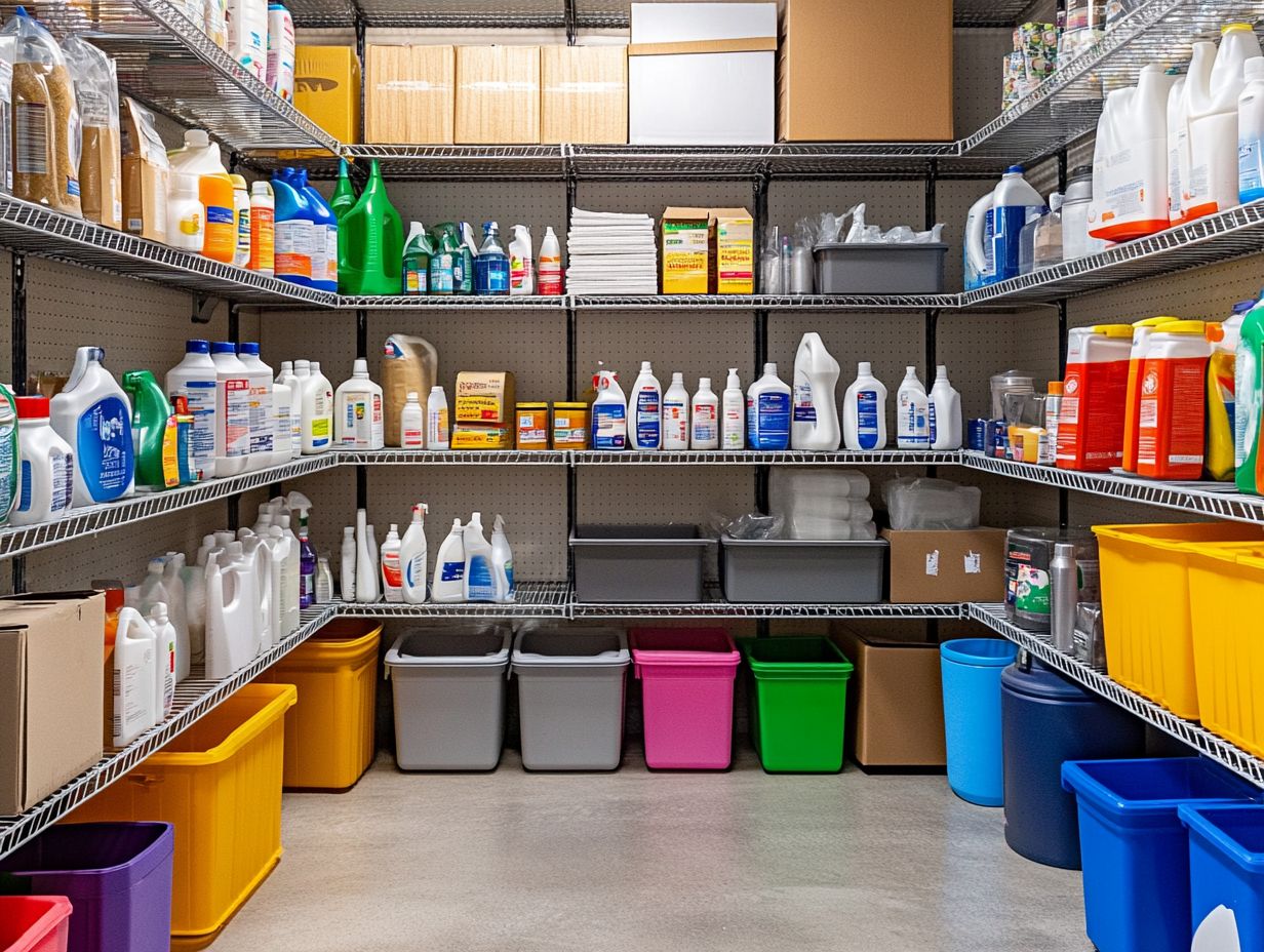 How to Create an Organized Cleaning Supply Area