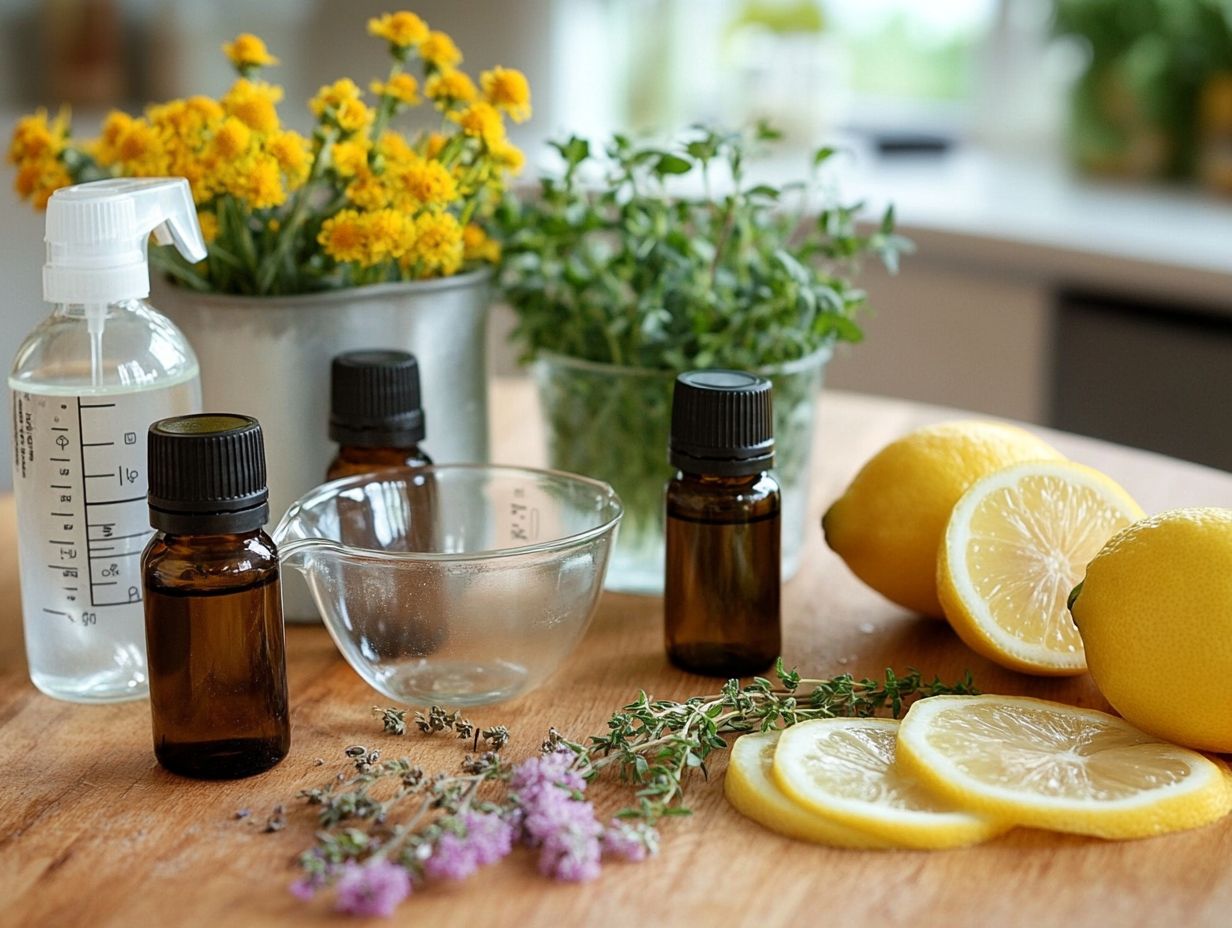 Essential oils and their use for cleaning