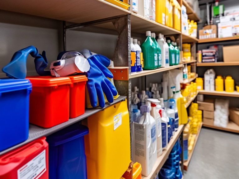 How to Ensure a Safe Cleaning Supply Area