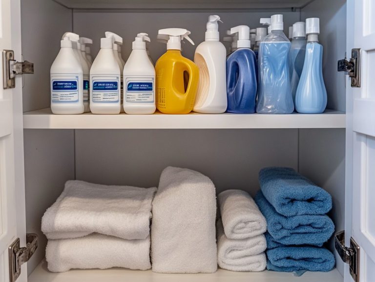 How to Ensure Cleaners Are Stored Properly