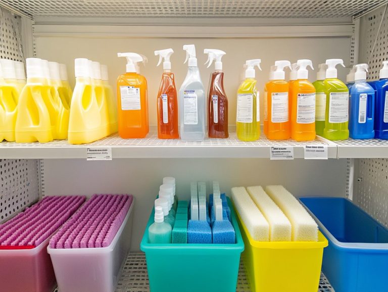 How to Ensure Safe and Organized Cleaning Supply