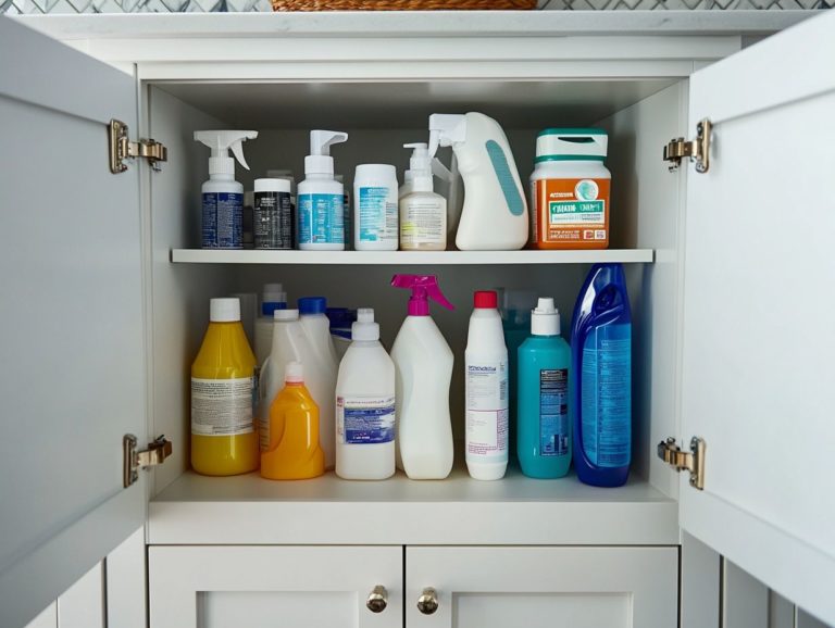 How to Ensure Safe Storage for Household Cleaners