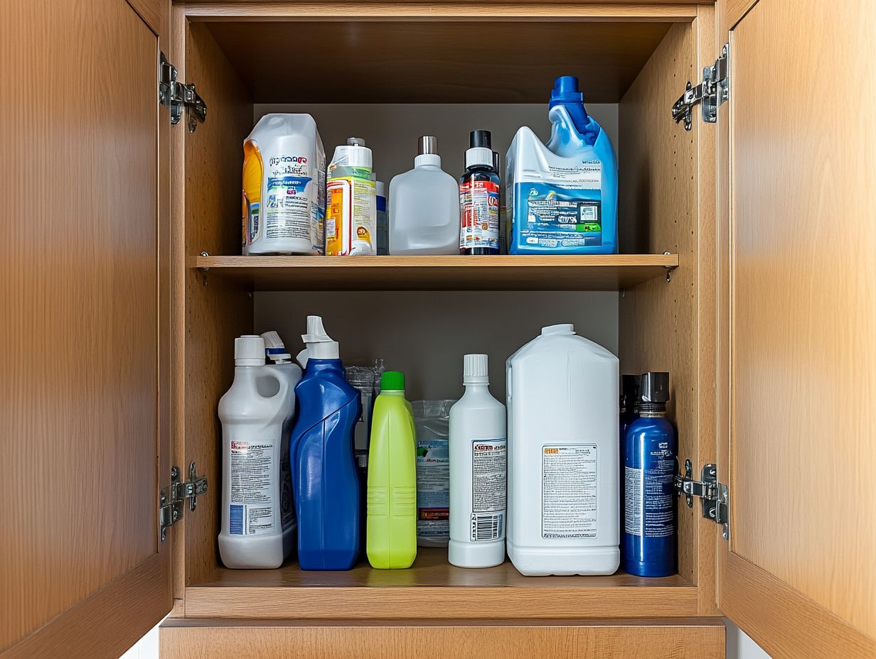 How Can You Properly Dispose of Household Cleaners?