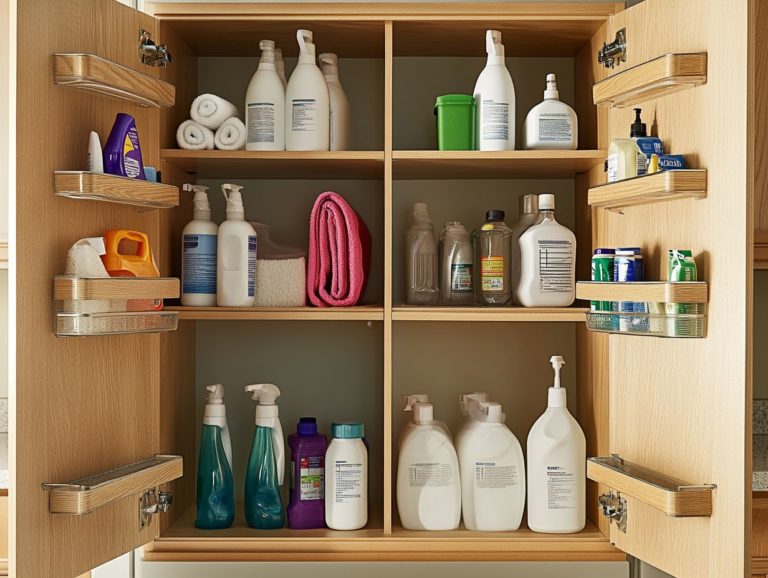 How to Ensure Safe Storage of Cleaning Supplies