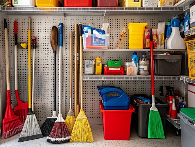 How to Ensure Safe Storage of Cleaning Tools